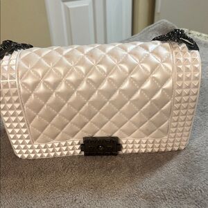 White handbag